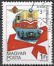 Hungria #2535 1978 "Locomotora Diesel"