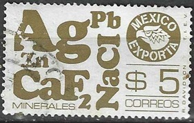 MEXICO #1120 1985 "Mexico exporta minerales"