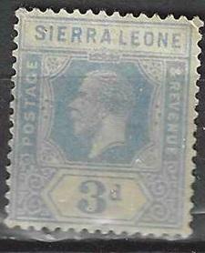Sierra Leona #127  1922 Nueva SG "Eduardo VII"