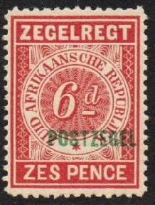 Transvaal #164  1895 Nueva NH