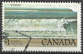 Canada #726  1977 Cat. $0.55 "Fundy, Parque Nacional"