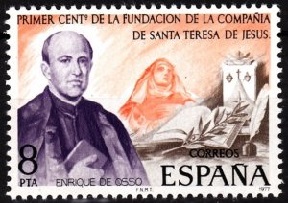 España #2044 1977 Nueva NH "Enrique de Osso, fundador de la sociedad de Santa Teresa de Jesus"
