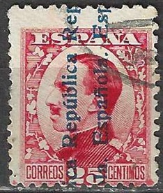 España, Republica  #483  1931  "Alfonso XIII"