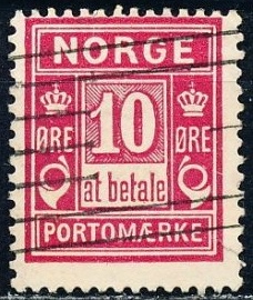 Noruega #J3 1899