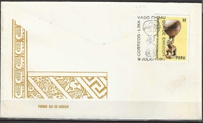 PERU #723  1980  FDC  "Cultura Chimú"