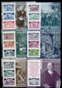 Portugal #1918 - 1923  1992 serie completa en H.S. Nuevas  NH Cat. $25.50  "500 Años del descubrimiento de America - CEPT"