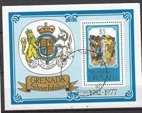 Granada #793  1977  H.S.  CTO Scott $1.10  "25 Años del reinado de Isabel II"