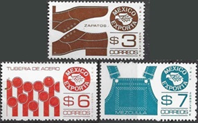 MEXICO #1118 y #1121 - 1122  1985 Nuevas NH