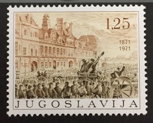 Yugoslavia #1051  1971  Nueva NH "Centenario de la Comuna de Paris"