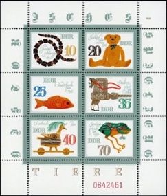 Alemania, Republica Democratica #2231 1981 Minipliego Nuevo NH $4.00 "Juguetes tradicionales"