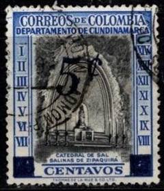 COLOMBIA #688  1958  NH "Catedral en mina de sal en Zipaquira"