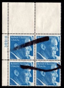 ESTADOS UNIDOS # 1770  1979 Cuadro  "Robert Kennedy"