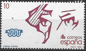 España #2574  1988  Nueva  NH "500 Años del descubrimiento de America"