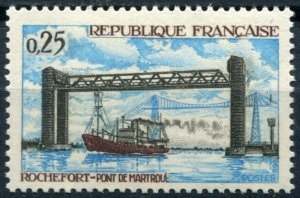 Francia #1217  1968 Nueva NH "Puente Martrou, Rochefort"