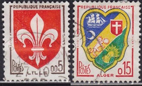 Francia #938 y #940   1959