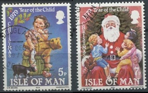 Isla de Man #156 - 157  1979 Serie completa "Navidad"