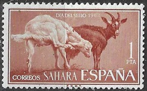 Sahara Español #131 1962 Nueva (Hinged)