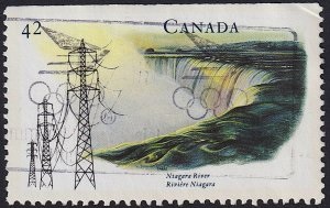 Canada #1411 1992 "Hidroeléctrica del Niagara"