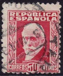 España, Republica #521a 1931 "Pablo Iglesias"