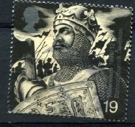 Gran Bretaña #1875 1999 Scott $0.60 "Batalla de Bannockburn"
