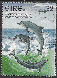 Irlanda  #1050 1997 Scott $0.95  "Delfín nariz de botella"