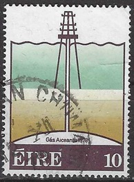 Irlanda #435 1978 "Primera explotación gasífera en la costa de Kinsale"