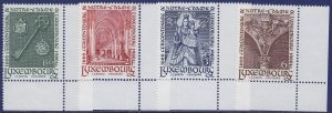 Luxemburgo #435 - 439 1966 Serie completa Nueva NH "300 años de la consagración de la ciudad a la Virgen"