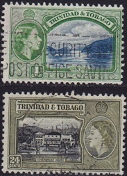 Trinidad y Tobago #72 y #80 1953