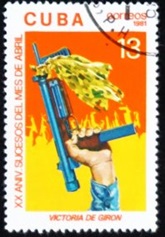 Cuba #2407  1981 "XX Años de la invasión de la Bahaí de cochinos"