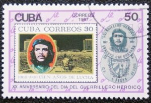 Cuba #2965  1987 CTO "Che Guevara - Dia de la guerrilla"