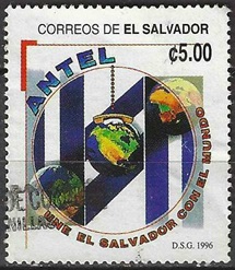 El Salvador #1432 1996 Scott $1.50 "Antel - Telecomunicaciones"