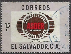El Salvador #893 1977 Asociacion salvadoreña de empresas de radio"
