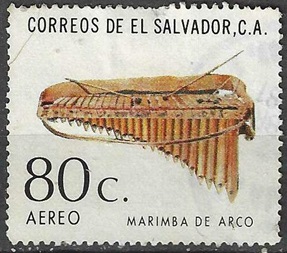 El Salvador #C435 1978 "Marimba de arco"