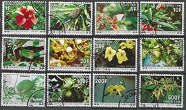 Islas Comoras Mi#KMP6 - KMP17 1977 Serie completa "Flores y frutos"