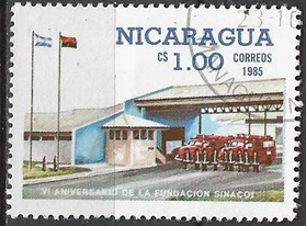 Nicaragua Mi#2615I 1985  "6 Años del Sistema Nacional contra Incendios"