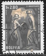 Bolivia #C253  1963  "Minero"