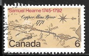Canada #540  1971 "Gráfico del río Mina de Cobre"
