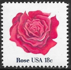 ESTADOS UNIDOS # 1876 1981 Nueva NH "Rosa"