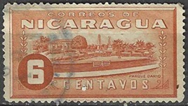 Nicaragua #675 1939 "Parque Darío"