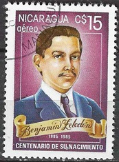 Nicaragua #C1127 1985 "Benjamín Zeledón""