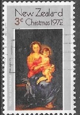 Nueva Zelanda #504  1972 "Madona y el Niño, por Murrillo"