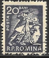 RUMANIA #1352  1960 "Minero de carbon"