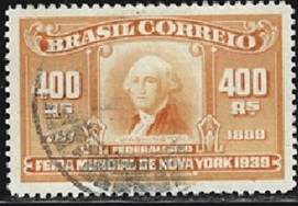Brasil #480  1939 "George Washington"
