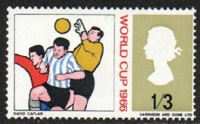Gran Bretaña  #460  1966   Nueva NH "Copa mundial de futbol Inglaterra 66"
