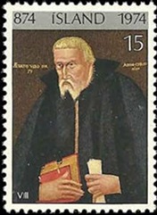 Islandia #463 1974 Nueva NH "Obispo Gugbrasndur Thorlakkson"