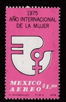 MEXICO #C456  1975 Nueva LH "Año Internacional de la mujer"