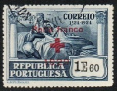 Portugal #1S22  1929  Scott $1.00 "Cruz Roja - Luis Camoens últimos días"