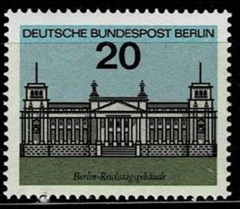 Alemania, Berlin #9N213  1964  "Edificio del Reichstag"