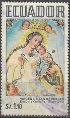 Ecuador #849 1972 "Virgen de la Misericordia"
