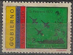 Ecuador #913 1975 "Tercer año del Gobierno Revolucionario Nacionalista"